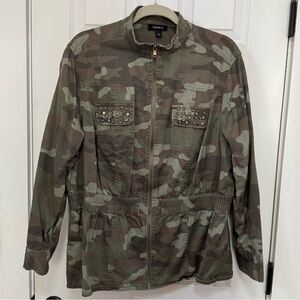 Torrid Size 1 Camo Utility Jacket